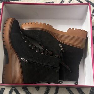 NEW Vince Camuto Black Suede Boots